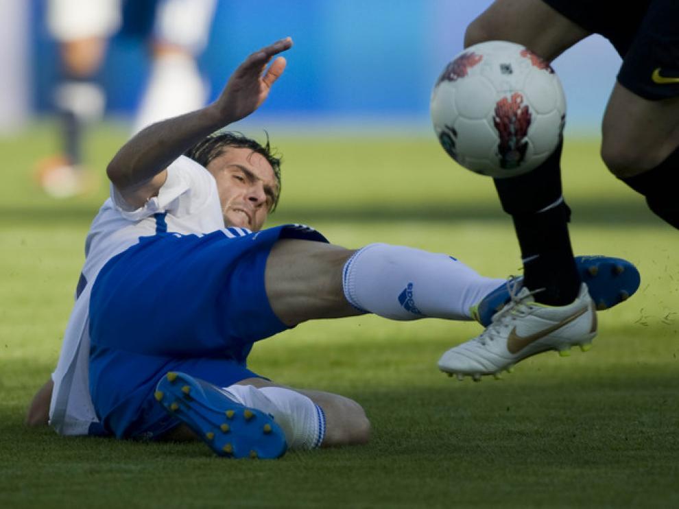 Partido en La Romareda entre Real Zaragoza y Real Sociedad