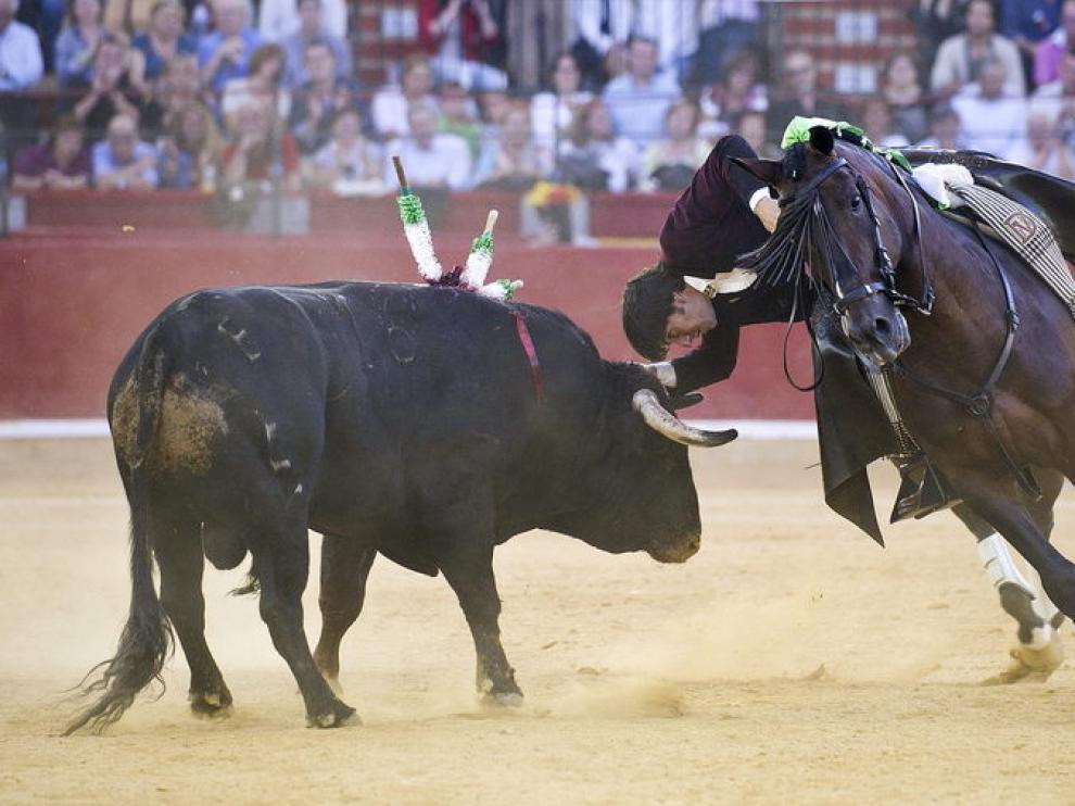 Diego Ventura, en la Feria del Pilar