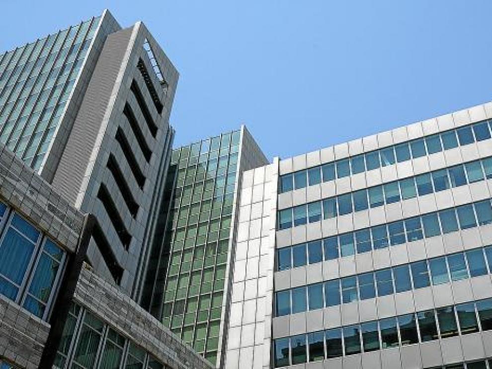 Edificio central de Ibercaja en Zaragoza.