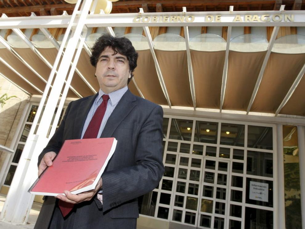 El consejero de Hacienda y Administración Pública del Gobierno de Aragón, Mario Garcés