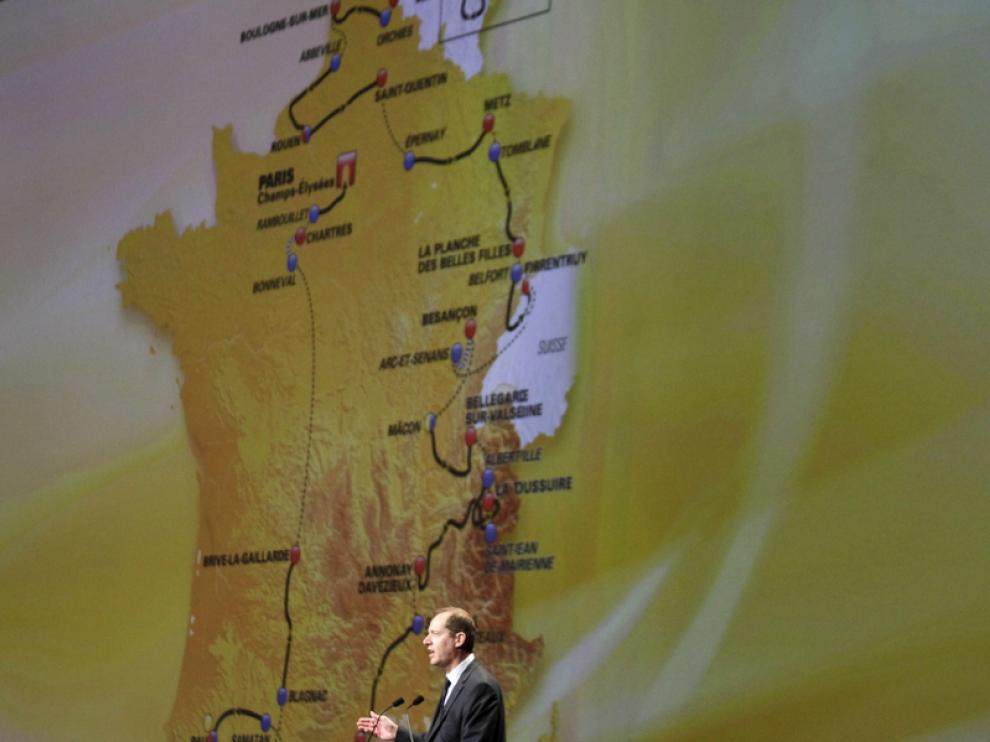 Presentación del recorrido del Tour 2012