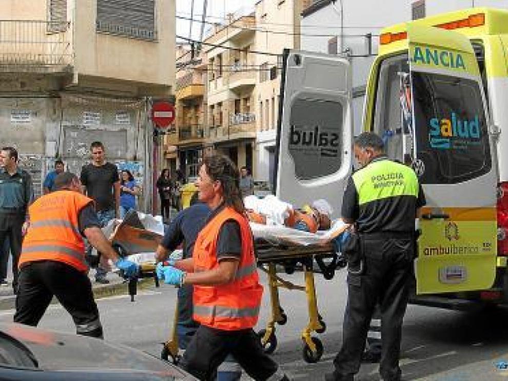 Un albañil herido este año en Binéfar