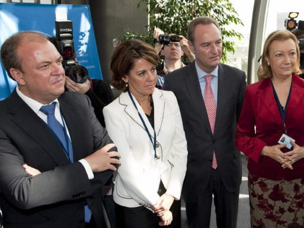 Luisa Fernanda Rudi, en su visita a Bruselas