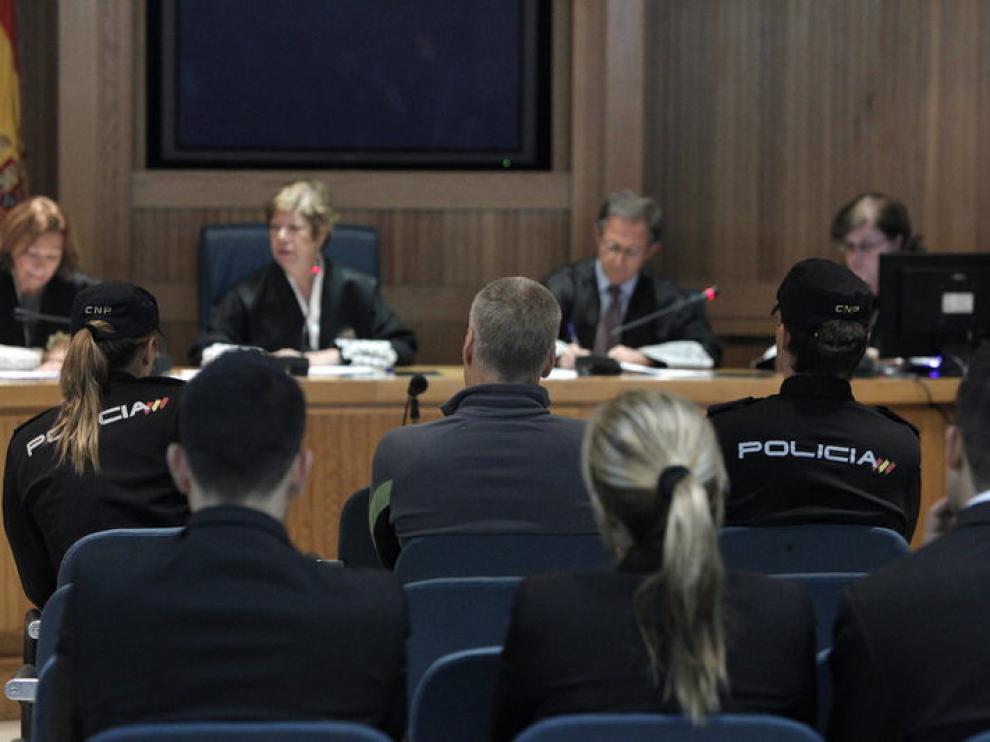 Imagen del juicio a Txapote que está celebrando en la Audiencia Nacional