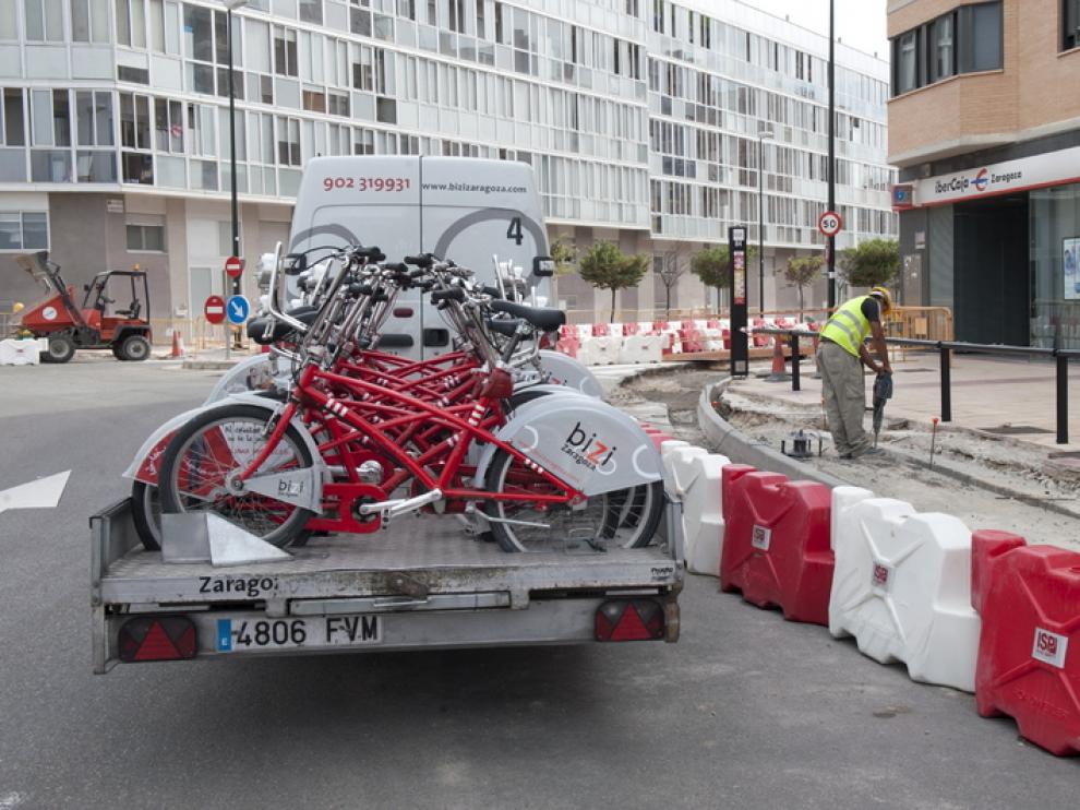 Bicicletas dañadas