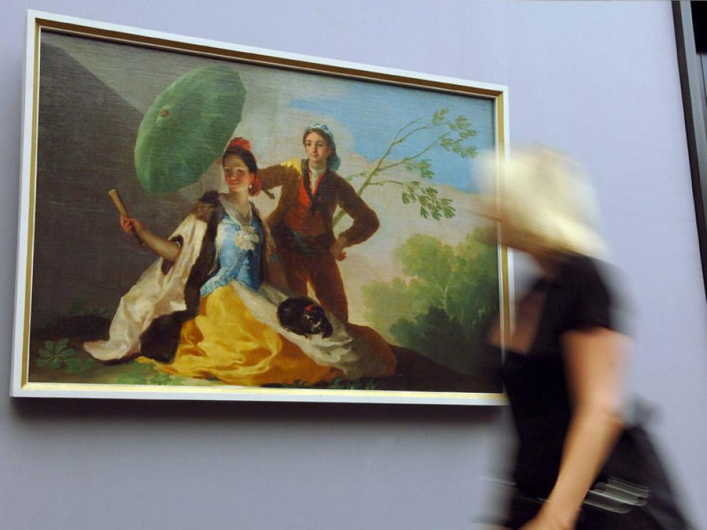 Imagen de 'El quitasol' de Goya