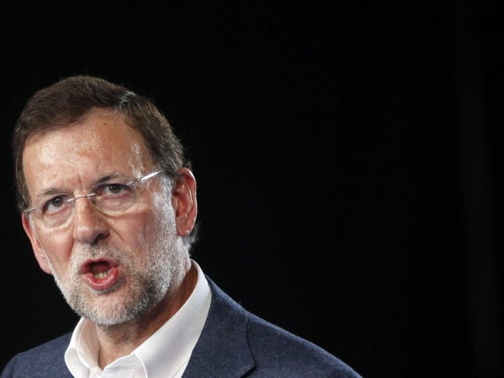 El presidente del PP, Mariano Rajoy