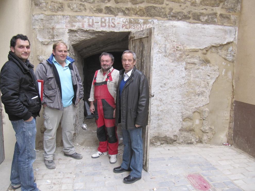 Alumnos de la Escuela Taller de Alcañiz