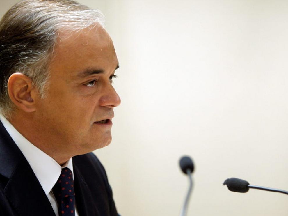 Esteban González Pons, durante su intervención