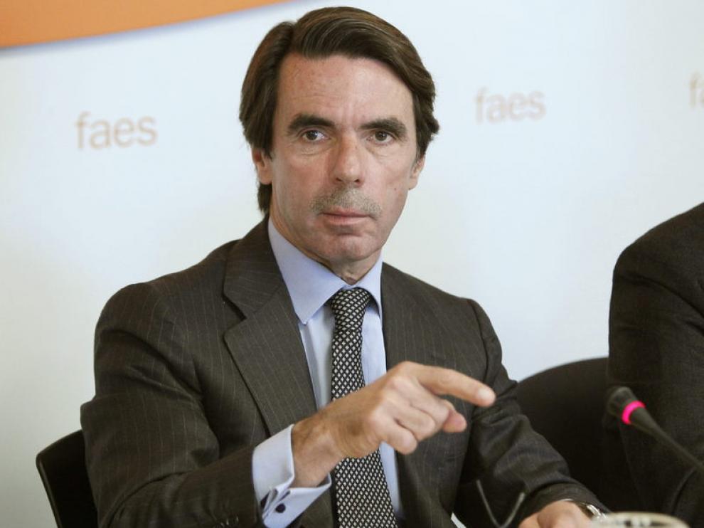 El expresidente del Gobierno, José María Aznar