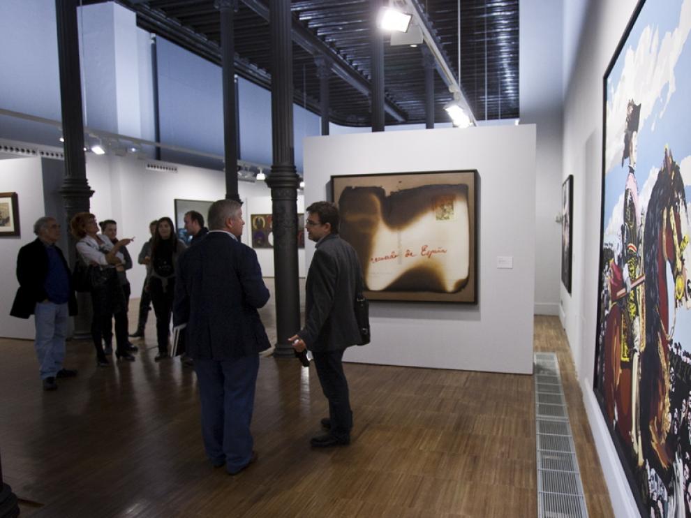 Exposición 'El gesto y la ironía' en el Paraninfo