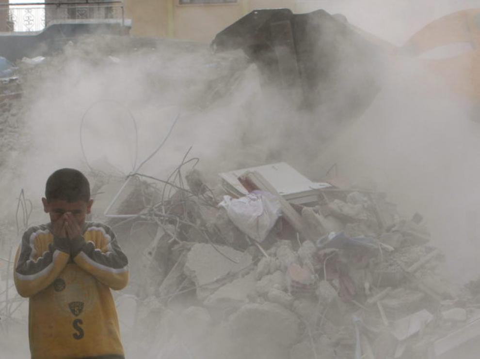 Escombros tras el terremoto de Turquía.