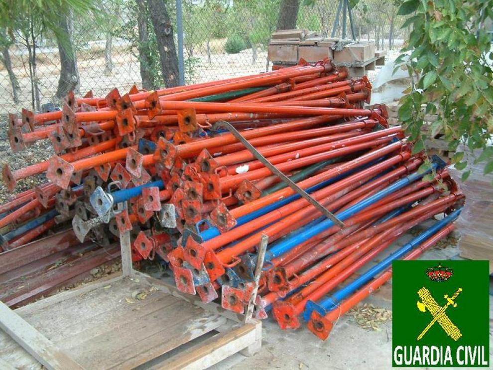 Imagen del material recuperado