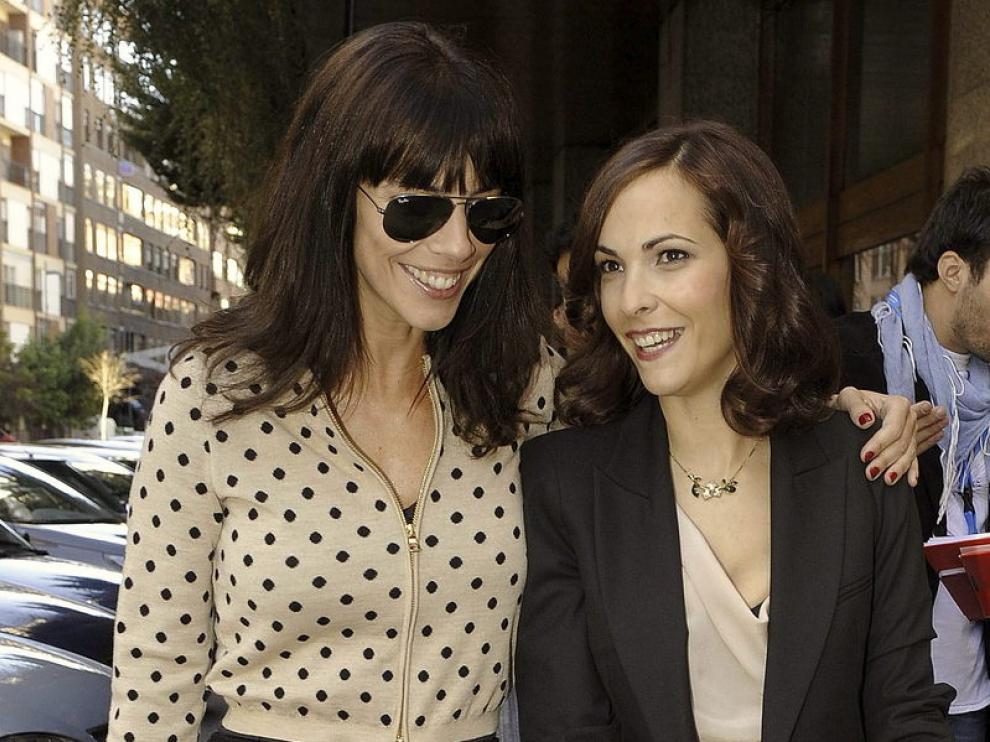 Maribel Verdú junto a la aragonesa Paula Ortíz