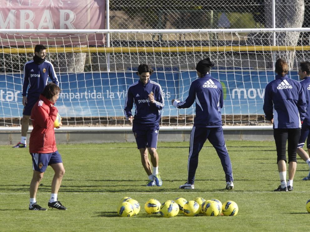 Imagen de los entrenamientos realizados en la ciudad deportiva.