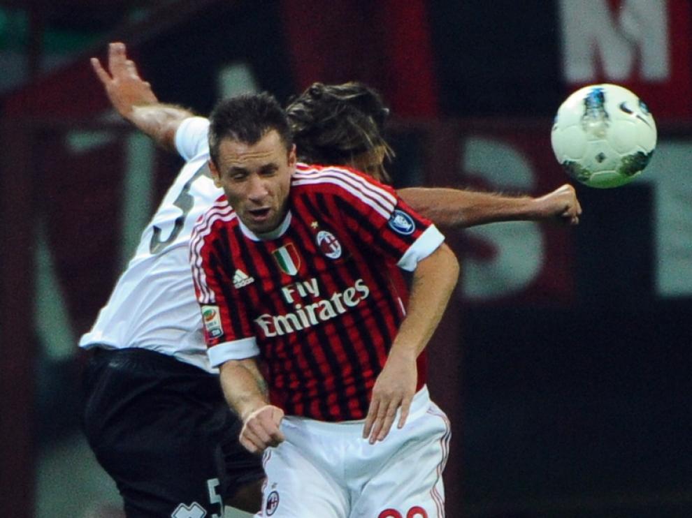 Foto de archivo del jugador italiano durante el encuentro contra el FC Parma.