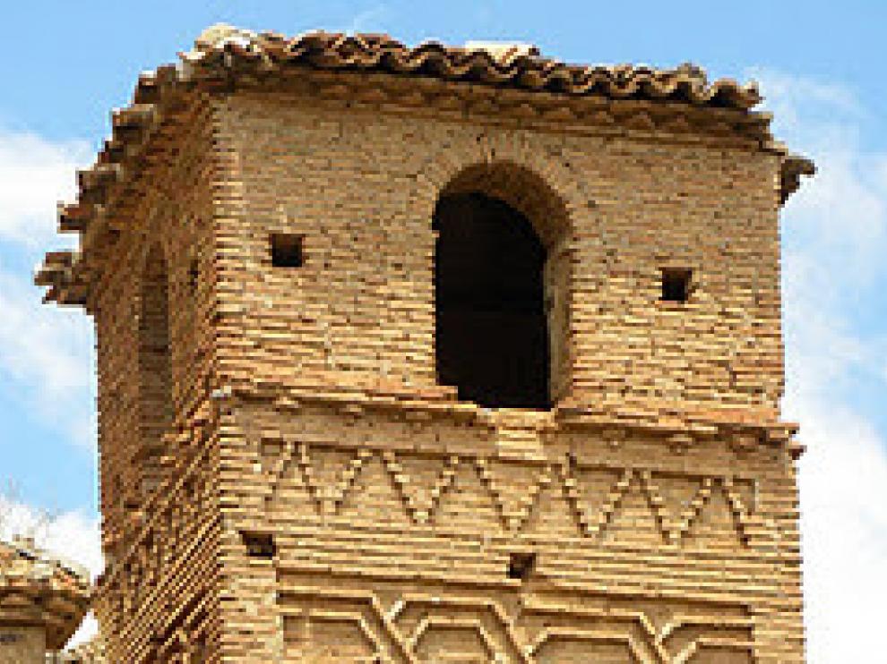 Estado actual de la torre de Santa María de la Huerta