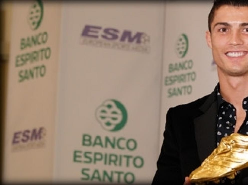 Cristiano Ronaldo, con su segunda Bota de Oro