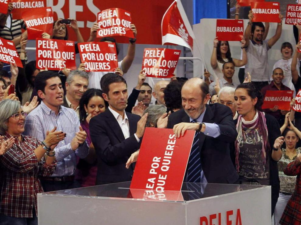 Alfredo Pérez Rubalcaba (PSOE) en Madrid
