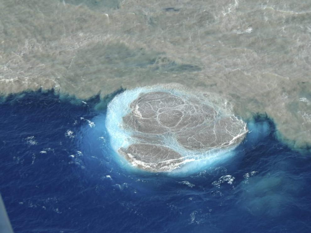 Erupción volcánica en el mar de la isla de El Hierro