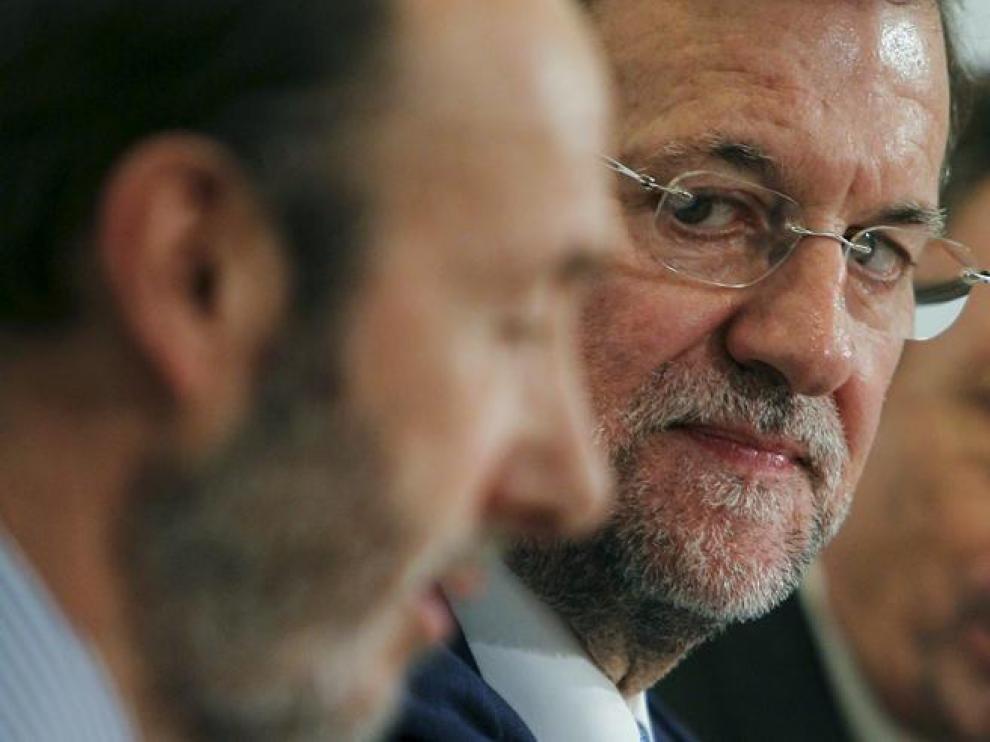 Debate entre Rajoy y Rubalcaba
