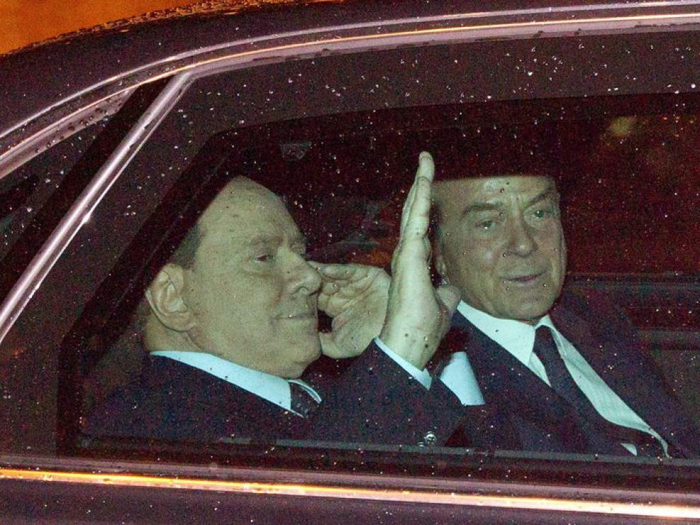 El primer ministro italiano abandona el parlamento