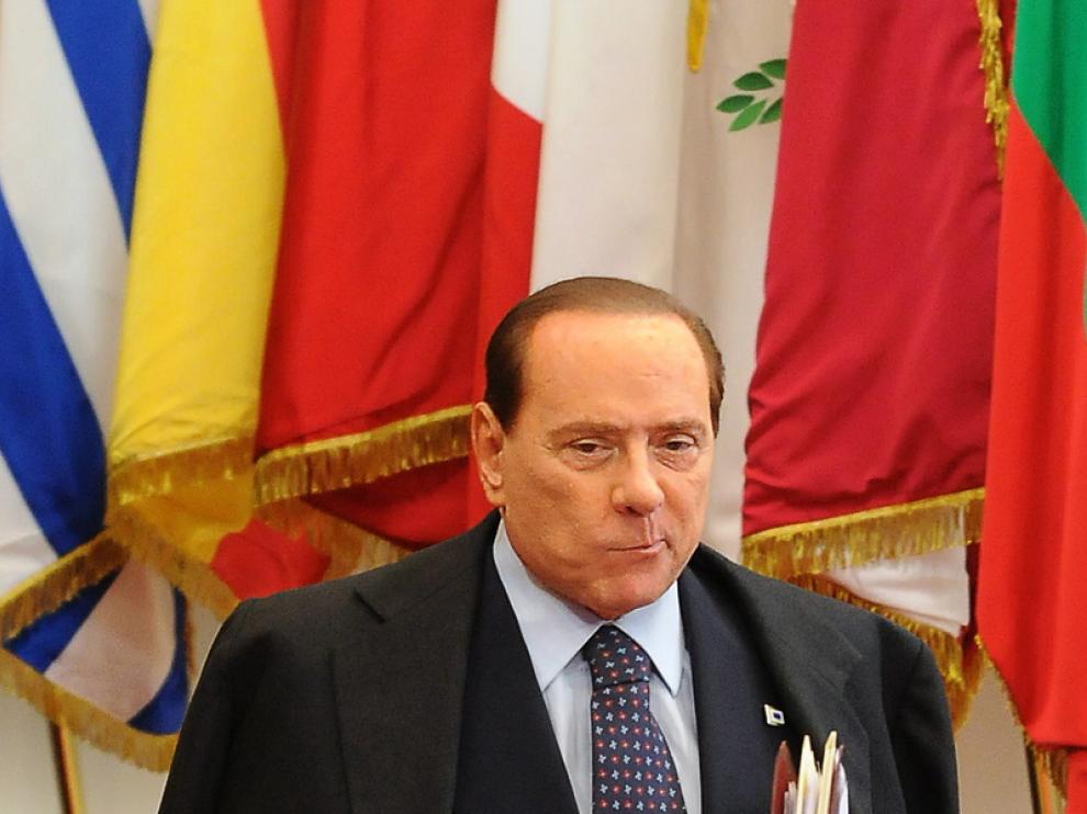 El primer ministro italiano Silvio Berlusconi