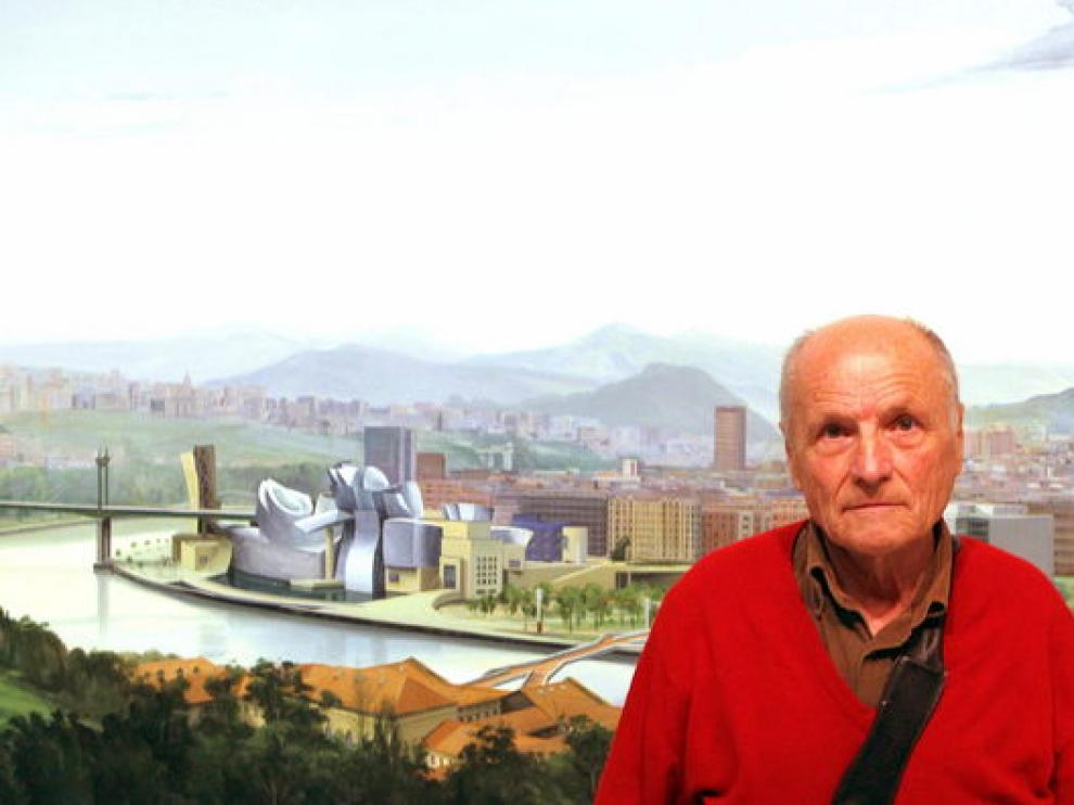 Antonio López, tras la presentación de la aplicación para iPad.
