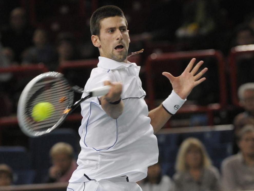 Djokovic, durante el partido