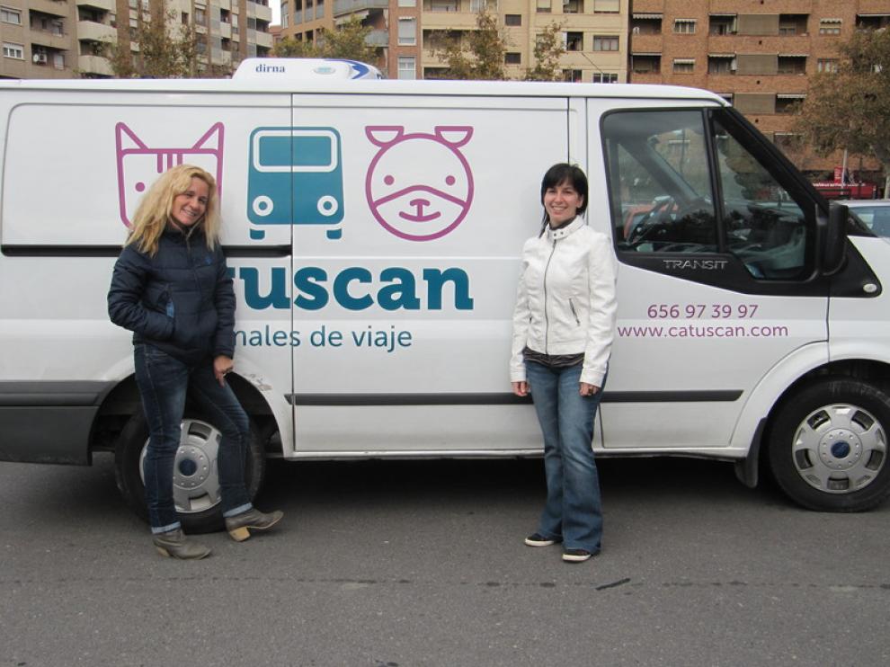 Pilar Guzmán y Sara Vallés, socias de Catuscan