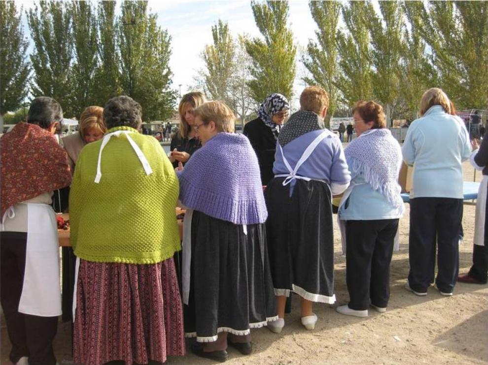 Castañeras en la anterior edición de la Fiesta de Otoño