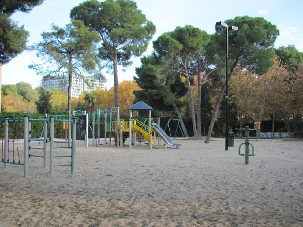 Zonas de juego infantil en el Parque Delicias