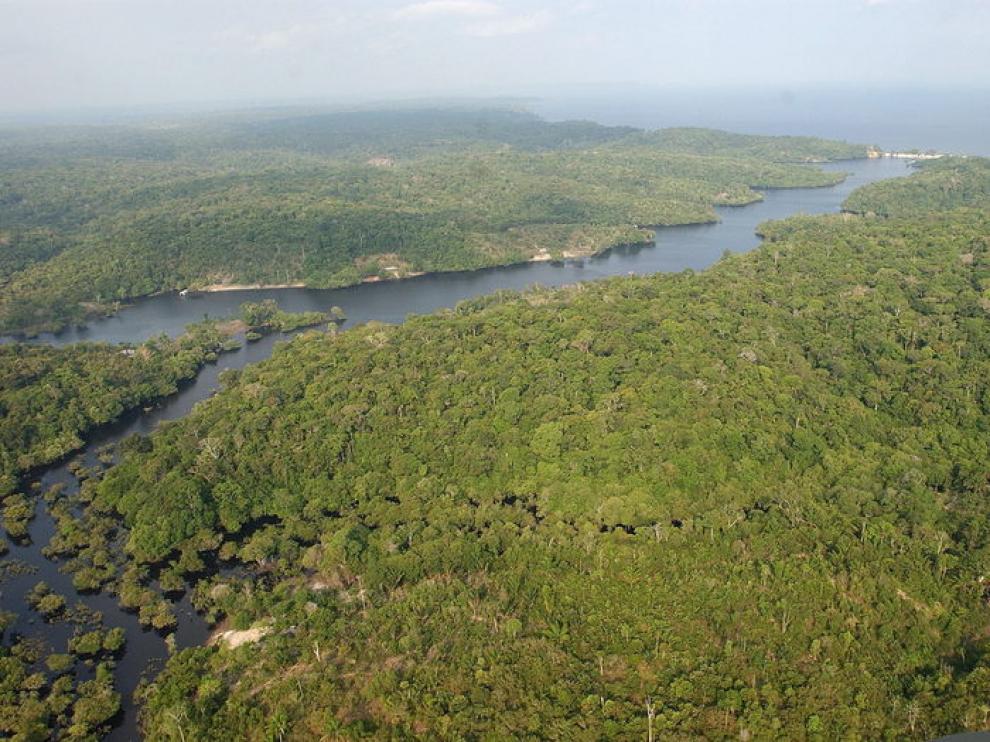 Río Amazonas a su paso por Brasil