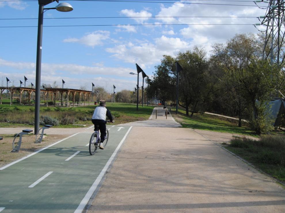 Final del carril bici, en dirección a San Juan Mozarrifar