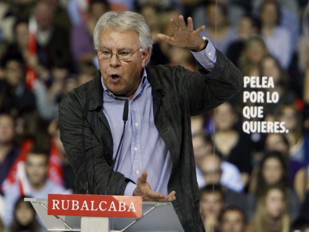 Felipe González en Zaragoza