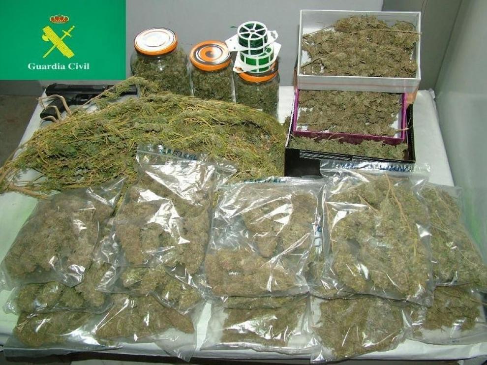 La marihuana incautada