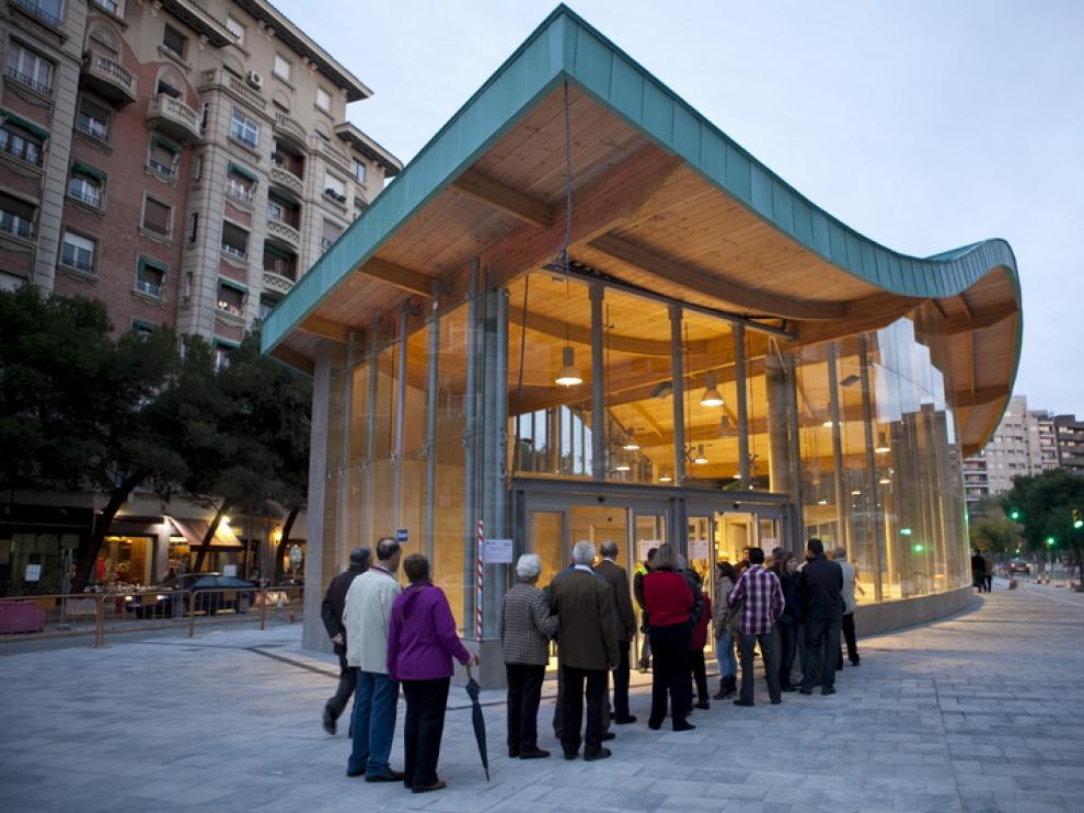 La estación de cercanías de Goya