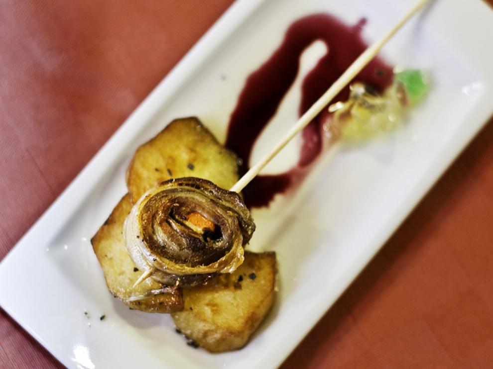 Tapa del bar El Infantico participante en la XVII edición del concurso