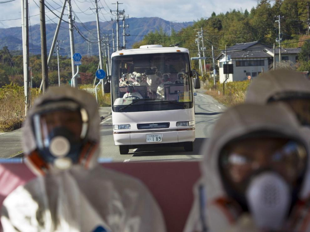 Operarios de Fukushima