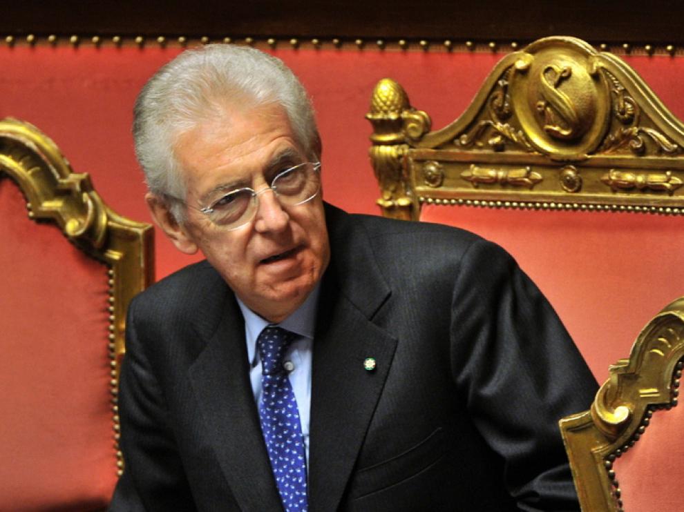 Mario Monti comparece ante el Senado