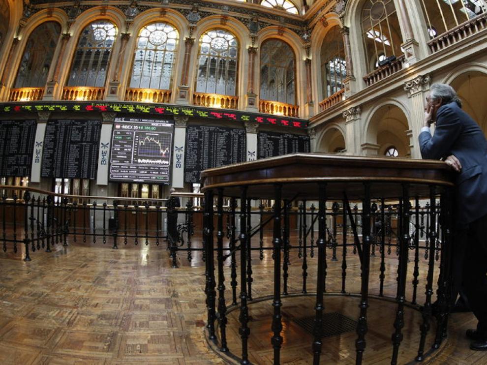 Interior del Palacio de la Bolsa de Madrid