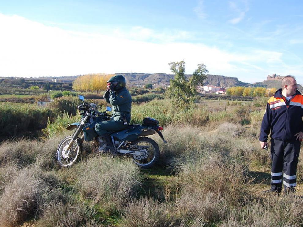 Algunos cuerpos de seguridad que participaron en la búsqueda.