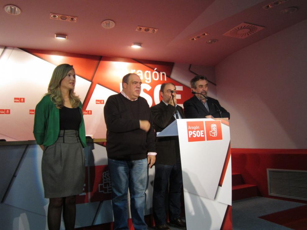 Los candidatos socialistas, tras conocer la derrota