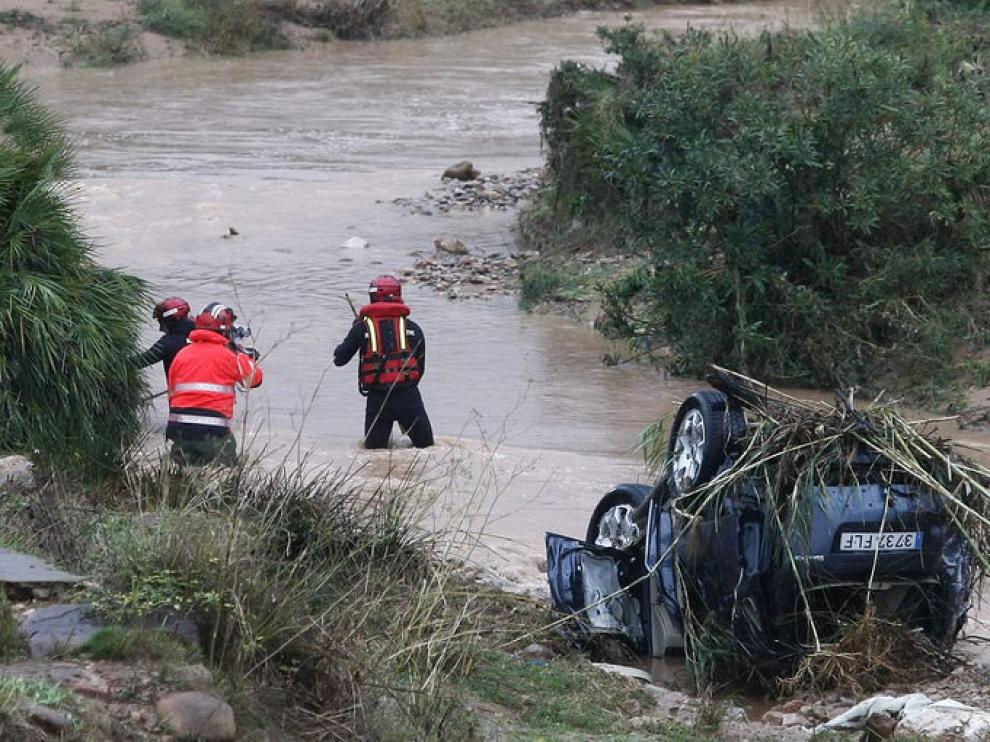 Labores de búsqueda del joven desaparecido