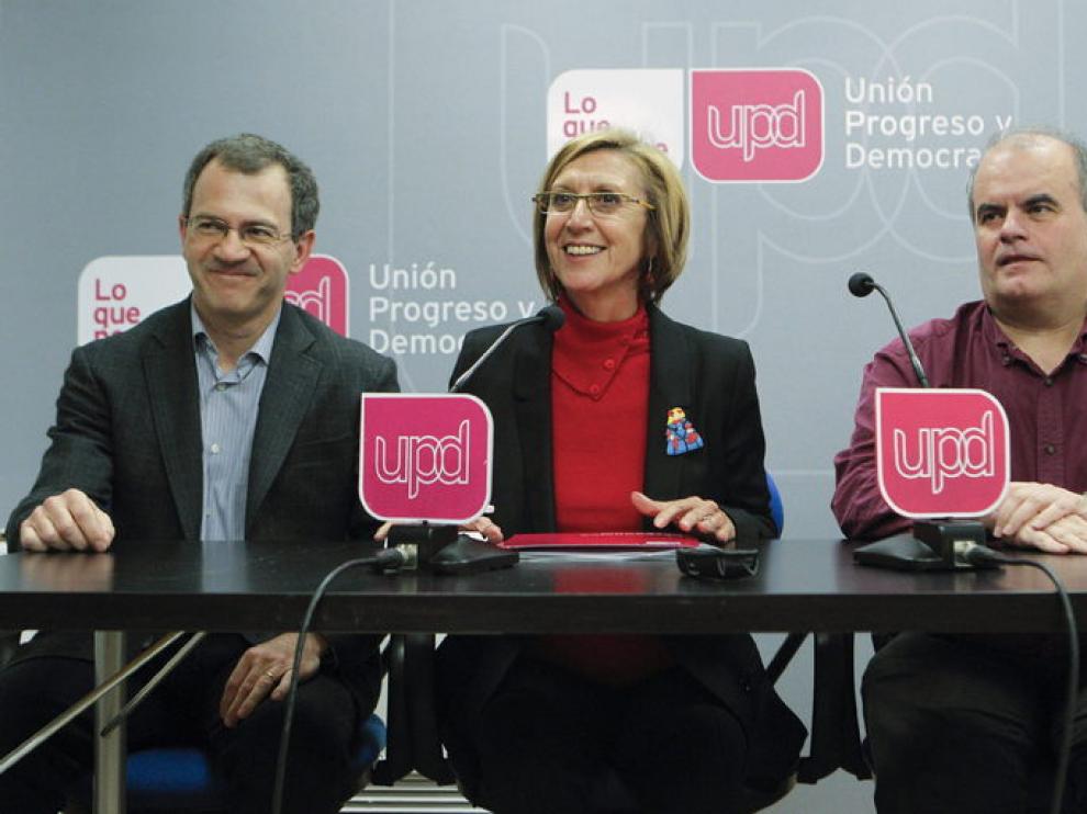 En la imagen, la líder del partido UPyD, Rosa Díez.