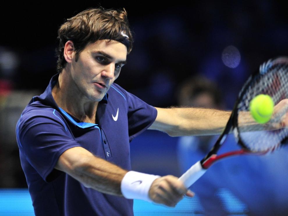 Federer logró la victoria en la Copa de Maestros.