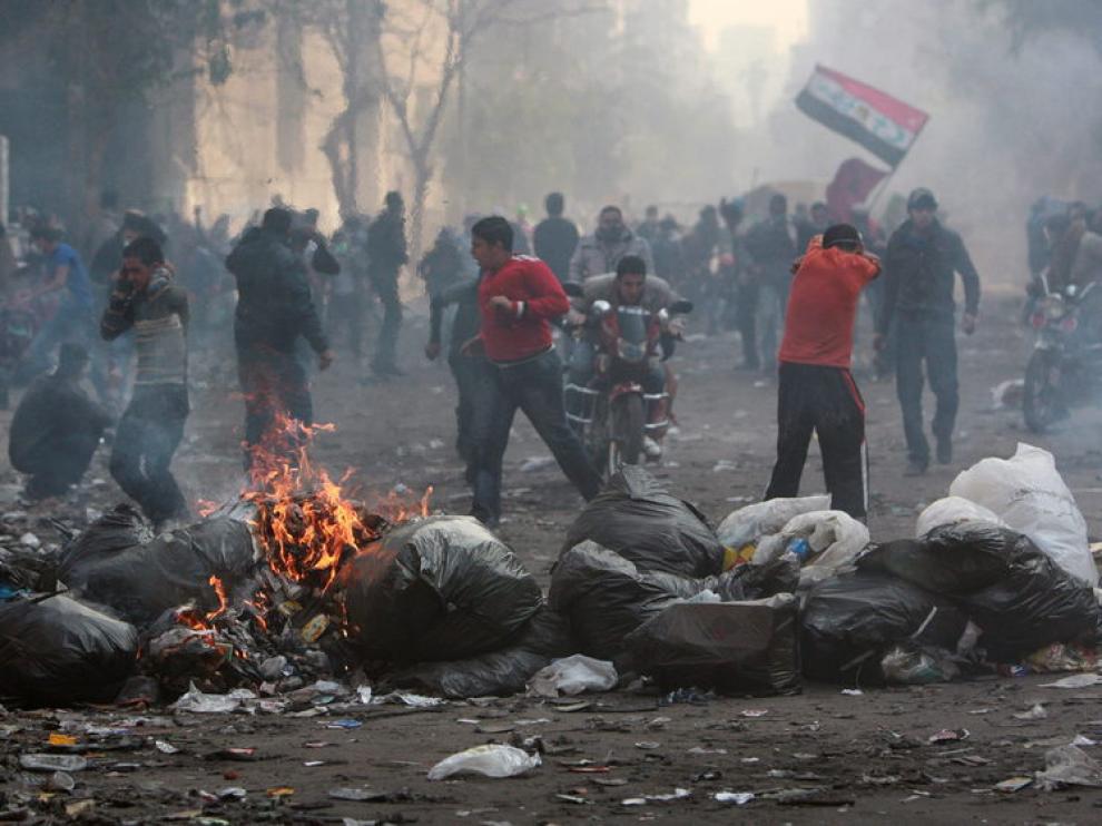 Continúan los enfrenctamientos en el centro de El Cairo