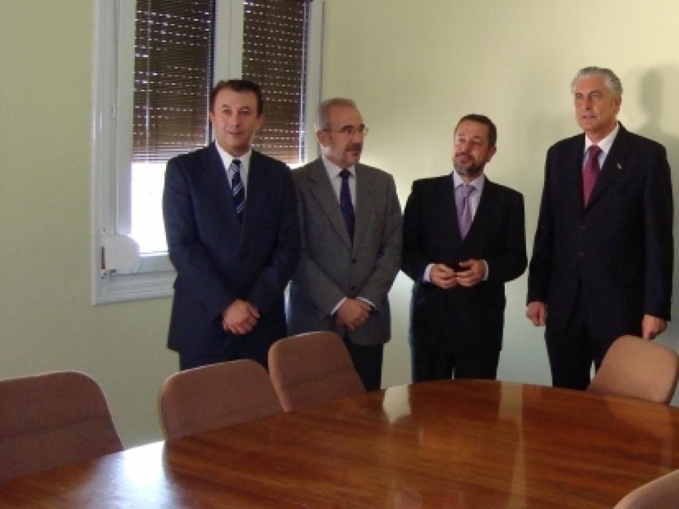 Suárez, con la corporación de Sabiñánigo