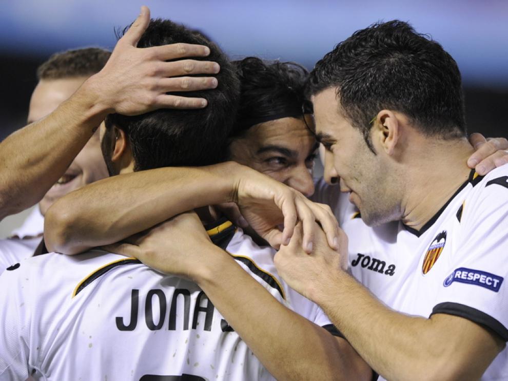 El Valencia demostró su potencial ante el KRC Genk.