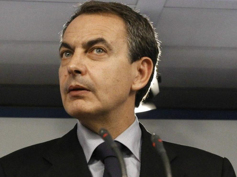 El presidente en funciones, José Luis Rodríguez Zapatero